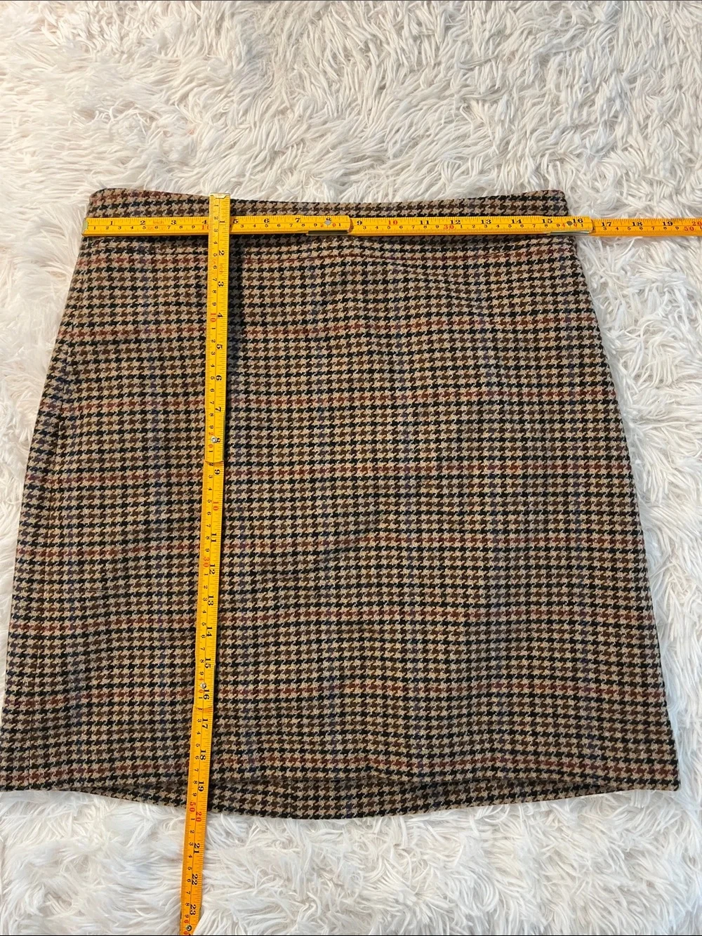 J Crew houndstooth skirt size 10